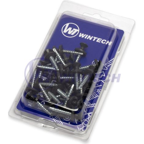 Bande de toiture WINTECH UFO+EPDM 4,8 x 35 ZB rouge.drill RAL7016 CIDEK48035SBM1