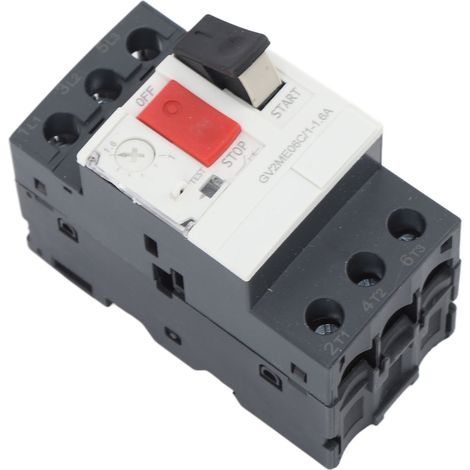 Disjoncteur moteur GV2 ME06C 1-1.6A Protection surcharge et court-circuit Interrupteur de démarrage AC690V (1/5)