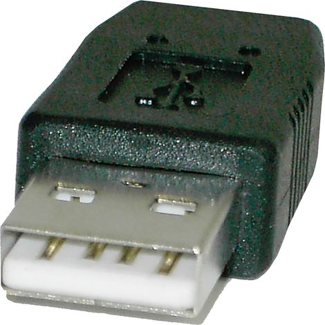 BeMatik - Adaptateur USB (AM/MiniUSB5pin-M) Type B (1/3)