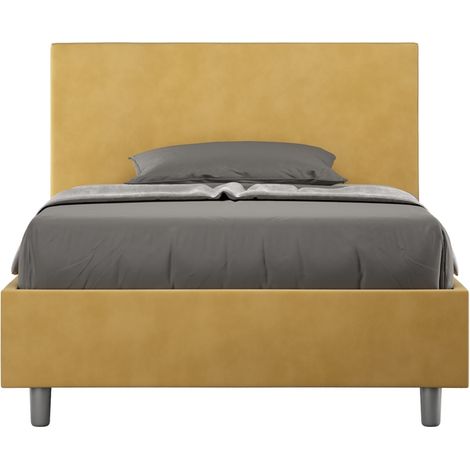 Letto Singolo 80x190 cm Senza Rete Adele Ocra (1/5)