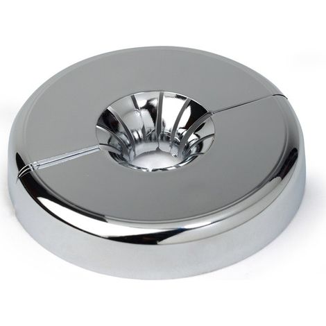 Rosone universale in ABS colore cromo per tubazioni Ø12 ÷18 mm Giacomini T175DX001  Cromo (1/2)