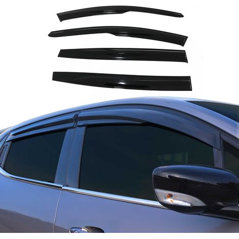 Déflecteurs De Vent Pluie d'air pour Dacia Sandero 2021-2026 Acrylique 4 Pcs
