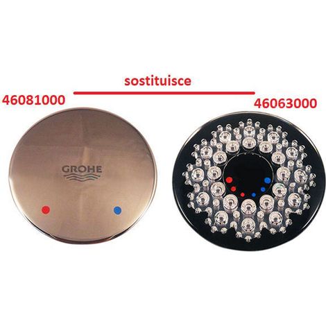 GROHE Calotta di copertura 46081 per leva Eurodisc cromo, 46081000 (1/3)