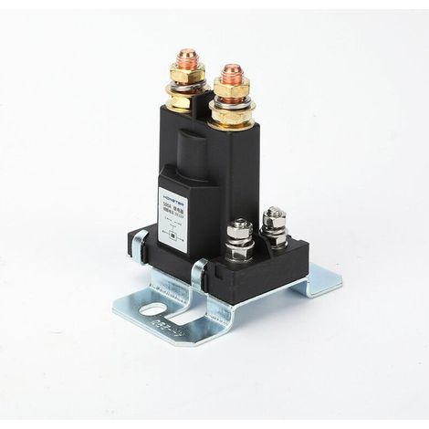 1 relais 500 A, bornes en cuivre, contacts en argent, pour isolation batterie camping-car, 12 V démarreur, compatible 24 V longue durée (1/4)