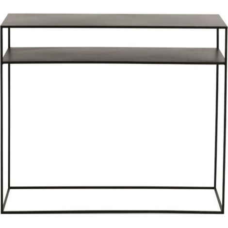 Console double plateau 100x35,5x85 cm en métal - KOLSEN (1/5)