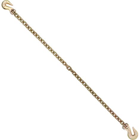 Mophorn Cadena de Remolque G80 con 2 Ganchos a Presión de Horquilla 1 Pieza 10 mm x 316 cm Carga de 3,22 T Cadena de Registro Resistente para Transportar Equipos Remolcar Camiones Vehículos