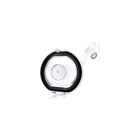 Couvercle de bac à poussière pour aspirateur Dyson V7 V8, couvercle de rechange pour bac à poussière, remplacement du réservoir, couvercle de rechange avec joint torique (1/2)