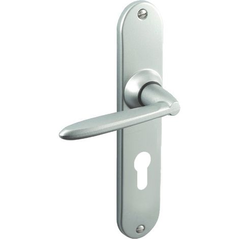 Ensemble sur plaques Tango entraxe 165mm bec de cane condamnation chromé velours - VACHETTE - 691808