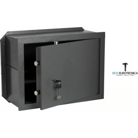 Cassaforte da muro incasso chiave meccanica 360x250x240