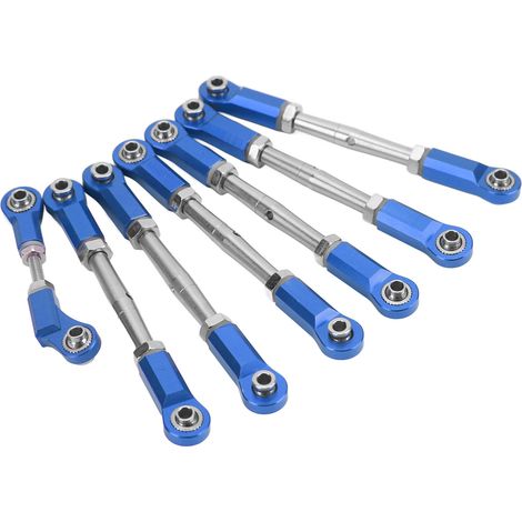 Zugstange aus Aluminiumlegierung für Traxxas Rustler und Slash 4WD 1/10 RC (blau) (1/5)