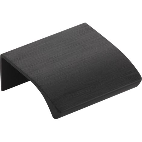 Griffleiste Möbelgriff Edge Straight LA 20mm L 40mm Alu schwarz matt (1/5)