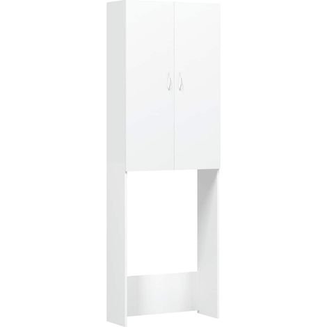 Maison Exclusive - Mobile per Lavatrice Bianco 64x25,5x190 cm
