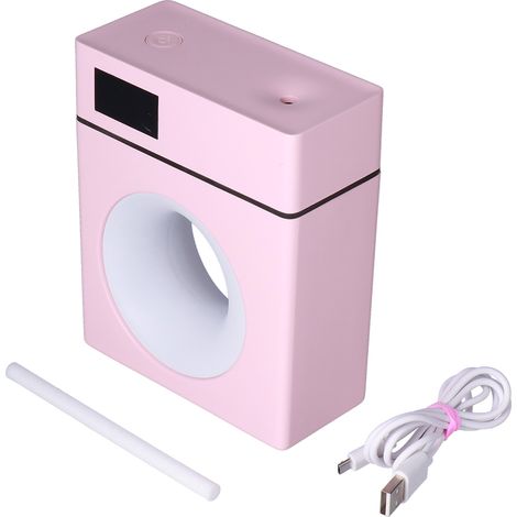 Humidificateur de voiture rose 500 ml, diffuseur de brume alimenté par USB, pour la maison, le bureau ou la chambre. (1/5)
