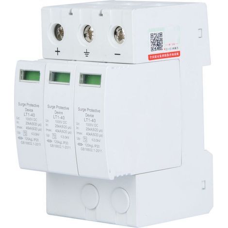 Parasurtenseur domestique 3P 40KA, dispositif de protection parafoudre (1/5)