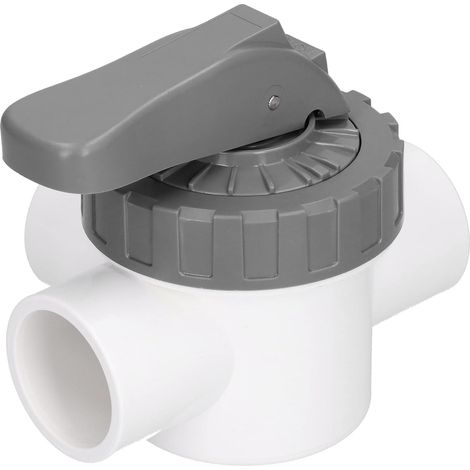 Vanne de Dérivation 3 Voies pour Spa - ABS PVC (V40-3A) (1/5)