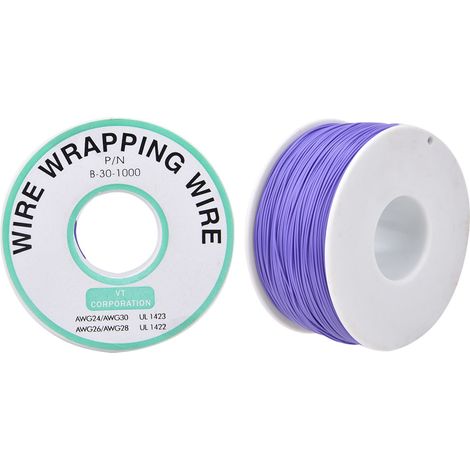Purple OK Wire Leiterplattenreparaturdraht, verzinnter Kupferkern, 30 AWG, Wickeldraht, 300 m (1/5)