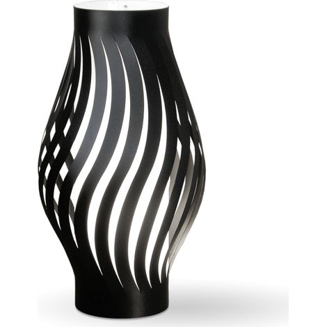 Lampada Da Scrivania-Ufficio Moderna Helios Polilux ® Nero 1 Luce E27 (1/2)