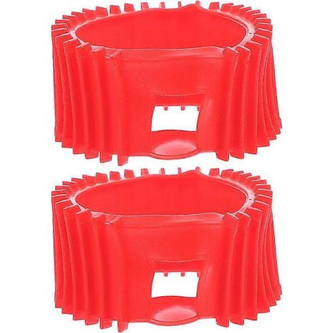 Lot de 2 protections pour manomètres d'oxygène et d'acétylène, protections pour manomètres de pression de propane-6.00X6.00X3.30CM-Red (1/3)