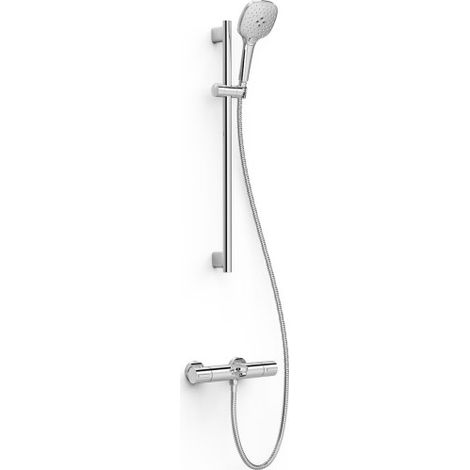 Kit bain-douche robinet thermostatique mural Chromé - TRES 21738501