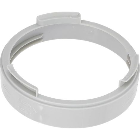 Anschlusskupplung für Klimaanlagen-Abluftschlauch, Klimaanlagenschlauchgewinde, 150-mm-PP-Adapter für 150-mm-Klimaanlagen (rund) (1/4)