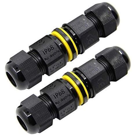 Boîtes de jonction étanches IP68 pour extérieur avec 2 prises M20 5 à 12 mm (1/5)