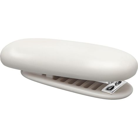 Mini agrafeuse, agrafeuse portable, petite agrafeuse de poche portable pour fournitures scolaires d'enfants (blanche) (1/5)