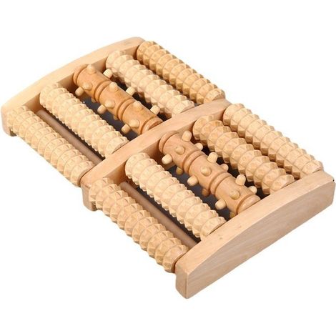 Accesorios Masajeador de pies Dispositivo de masaje Rodillo de madera Fascitis plantar