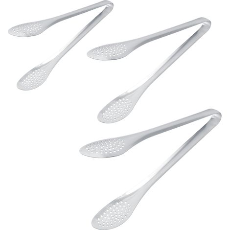 Lot de 3 pinces de service multifonctions en acier inoxydable pour barbecue, cuisine, gâteaux et steaks (1/5)