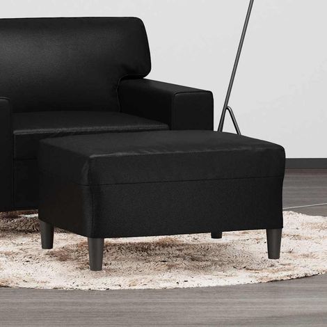 vidaXL Fußhocker Schwarz 70x55x41 cm Kunstleder (1/5)