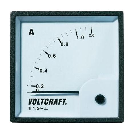 VOLTCRAFT AM-72X72/50HZ AM-72X72/1A MISURATORE ANALOGICO INCORPORATO