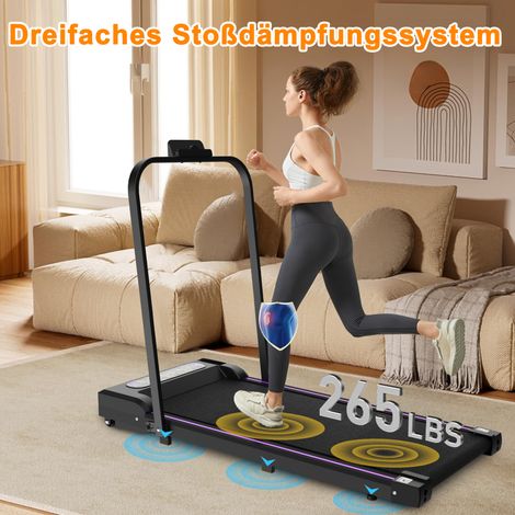 Cinta de correr plegable Walking Pad 2,5 PS 1-8 km/h con mando a distancia OKWISH (1/5)