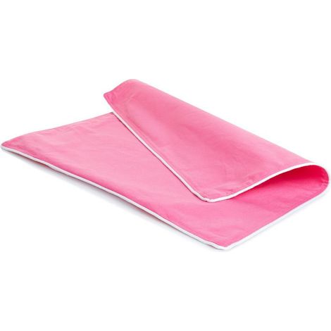 Federa per cuscino 40x40 cm rosa con cerniera