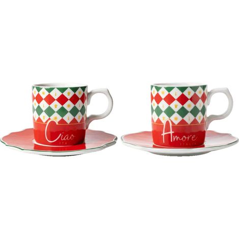 Bialetti Tricolore tazón Multicolor Café expreso 1 pieza(s) (1/2)