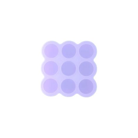 Silicone Pour Bébés Conservation Behl'an Au lait Maternel, la Congélation d'aliments pour bébés avec Silikondeckel,Violet (1/4)