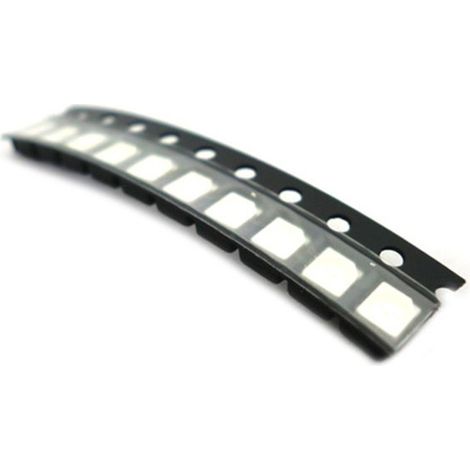 10 PZ Led SMD 3528 Verde 3.2-3.4V 0,06W 20mA 1300 mcd