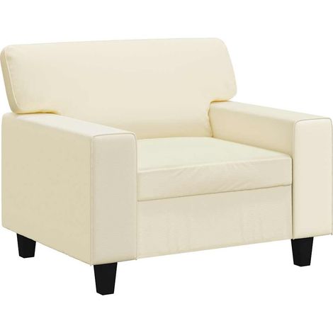 Maison Exclusive - Poltrona Crema 60 cm in Similpelle