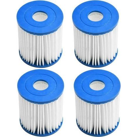 Lot de 4 filtres de rechange pour Intex, piscine 28601/28602 pour ensemble Intex Type H 29007E - Pour piscines hors sol et (1/5)