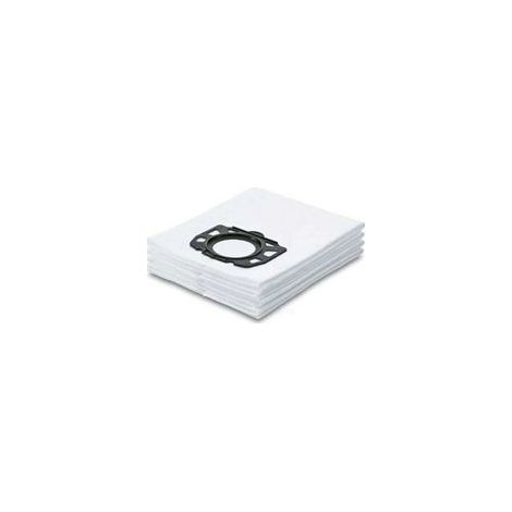 Accessoires pour aspirateur : sacs filtrants de rechange (paquet de 6), adaptés aux modèles Kärcher MV4, MV5, MV6, WD4, WD5, WD6 et compatibles avec les modèles Kärcher WD4000 à WD5999. (1/5)