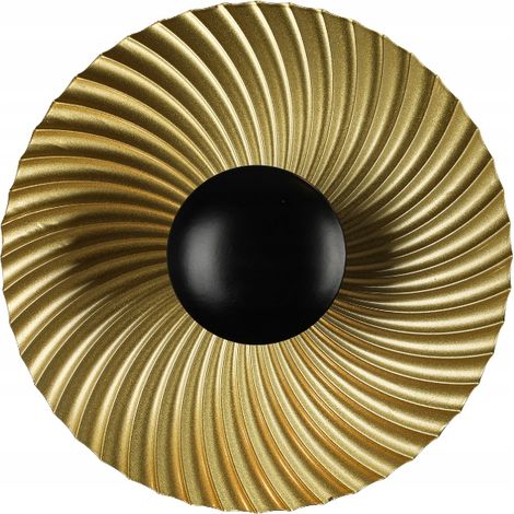 Aplique de pared Light Prestige Sola Gold de 25 cm, 1 bombilla G9 redonda de metal.