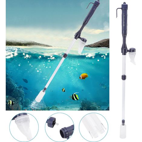 Pompe Électrique de Changement d'Eau et Nettoyage pour Aquarium - Aspirateur de Sable et Déchets - Facile à Utiliser - Sans Batterie Incluse - AUTRES (1/5)