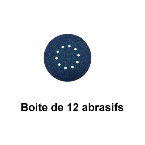 Abrasif Zirconium bleu ZIRCOFLEX, 225 mm, grain 60 FLEX - Boite de 12 abrasifs