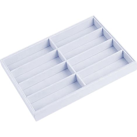 Plateau de rangement pour lunettes de soleil, 8 compartiments, élégant et empilable, pour la maison et les (1/5)