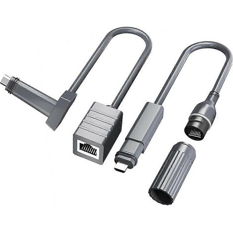 Connecteur RJ45 femelle pour câble Starlink, avec couche anti-vieillissement, fil de cuivre nu simple 24 AWG, pour usage domestique. (1/5)