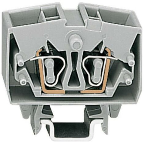 Borne de passage WAGO 264-721 10 mm ressort de traction Affectation: L gris 1 pc(s) (1/3)