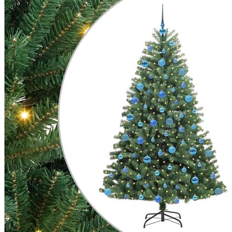 vidaXL Sapin de Noël Artificiel à Branches Articulées Vert 180 cm