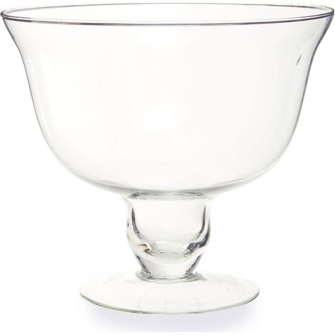 Premier Housewares Ambra Clear Glass Tulip Bowl