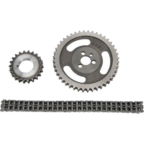 Motorseitiger Steuerkettensatz 163s 73017 3023, kompatibel mit Chevrolet SBC 5,7L Motoren 283 305 327 350 383 400 (1/5)