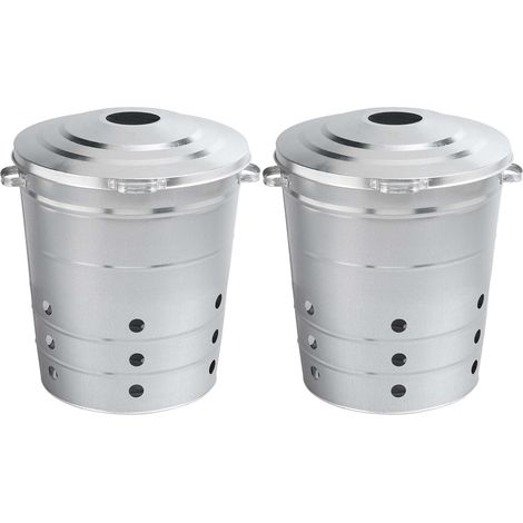 Bac multi-usages composteur acier 110 Litres (Lot de 2) (1/4)