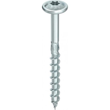 Vite HECO-Topix-Plus - Ø10x80mm - Testa tonda larga - Filettatura totale - T40 - Confezione da 50 - 61475 (1/5)