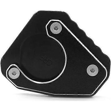 Für BMW G310GS (2017–2022): CNC-gefräste Seitenständerverlängerung (schwarz, ohne Logo)